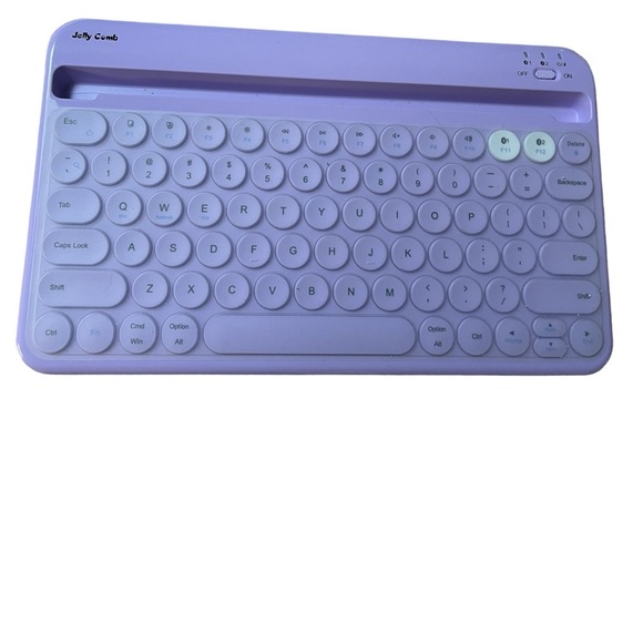Jelly Comb Bluetooth Multi-Device Keyboard in Lilac - Picture 2 of 3
